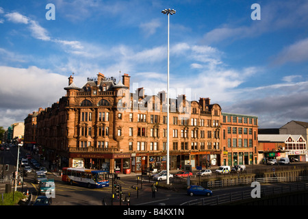 St George's Mansions at Charing Cross, Glasgow, Scotland. Stock Photo