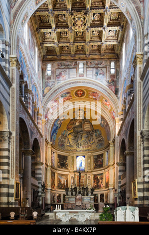 Interior of the Duomo, Pisa, Tuscany, Italy Stock Photo
