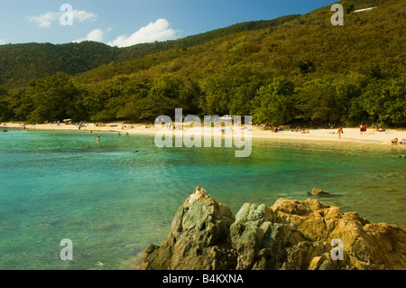 Tropical Beach St. John USVI Stock Photo - Alamy