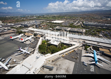 Honolulu International Airport Honolulu Oahu Hawaii Stock Photo