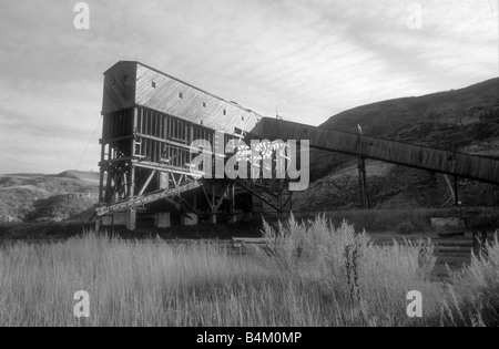 The historic tippler of Atlas Coal Mines, Drumheller AB Stock Photo