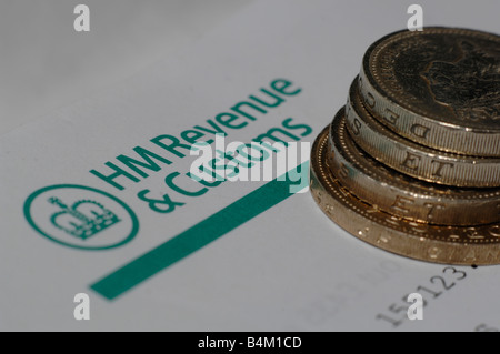 HM Revenue and Customs form Stock Photo