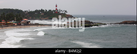 A view of Kovalam beach, Kerala, India Stock Photo