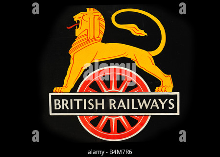 Original British Railways logo Stock Photo