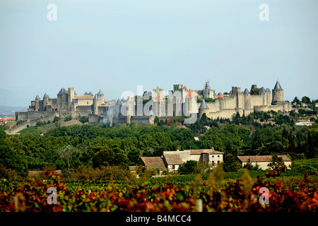 Medieval town of Carcassonne South West france. Stock Photo