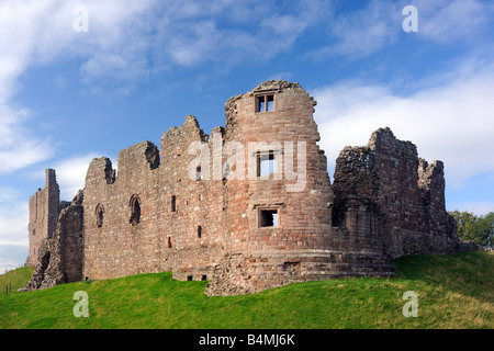 The Keep and Clifford's Tower. Brough Castle. Church Brough, Cumbria, England, United Kingdom, Europe. Stock Photo