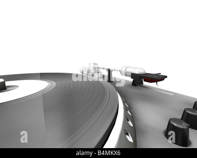 3D render of a turntable Stock Photo