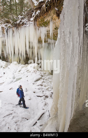 Snowshoeing Hiawatha National Forest Rock River Canyon Wilderness Area ...