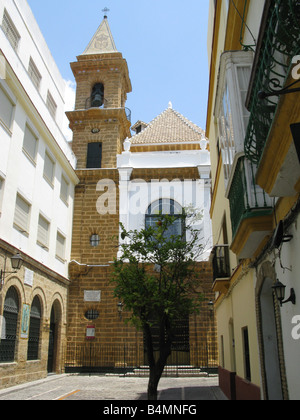 Church of Our Lady of la Palma (Church of Nuestra Señora de la Palma) on Virgen de la Palma, Cadiz, Andalusia, Spain, España, Europe Stock Photo