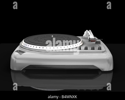 3D render of a turntable Stock Photo