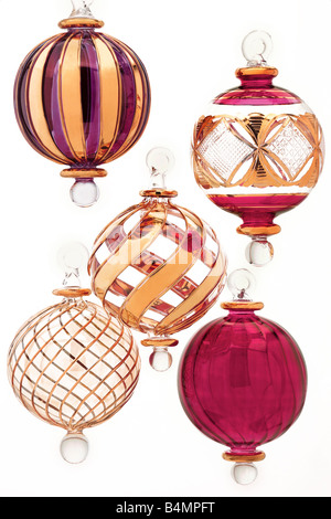 glass baubles Stock Photo