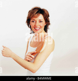 Carol Vorderman TV Presenter Jan 2001 Stock Photo