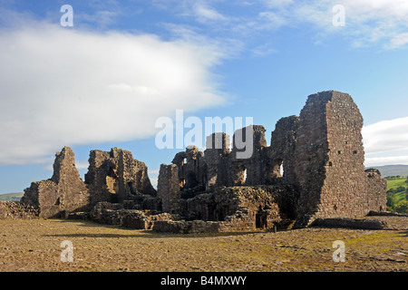 The Courtyard, Brough Castle. Church Brough, Cumbria, England, United Kingdom, Europe. Stock Photo