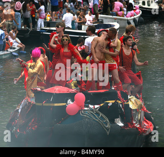 gay canal pride 20087 in Amsterdam Stock Photo