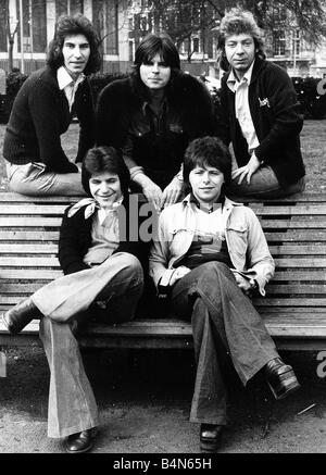 The Glitter Band pop group 1976 Gerry Shepherd Stock Photo