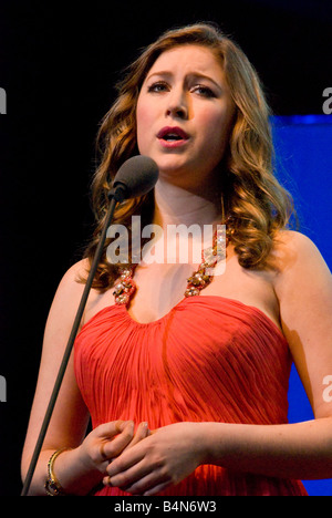 Hayley Westenra in concert at the Henley Festival, 2008 Stock Photo