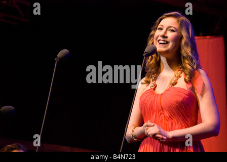 Hayley Westenra in concert at the Henley Festival, 2008 Stock Photo