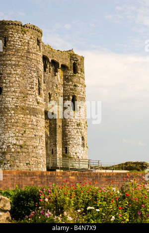 Kidwelly Castle, Castell Cydweli, Carmarthenshire, Wales Stock Photo