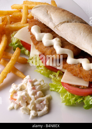 Chicken sandwich Stock Photo