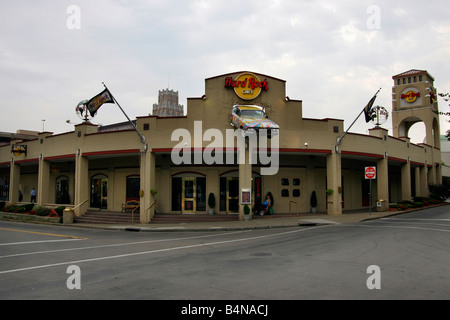 American Hard Rock Cafe restaurant in Niagara Falls NY in USA US daily life lifestyle living hi-res Stock Photo