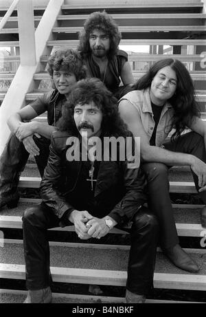 Black Sabbath Rock Group August 1983 Stock Photo