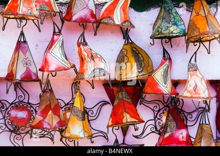 Lamp shades on sale in the medina
