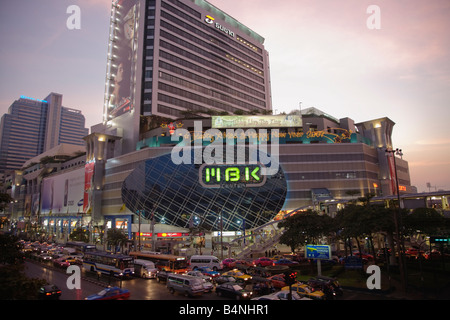 MBK Centre during dusk Bangkok Thailand Stock Photo