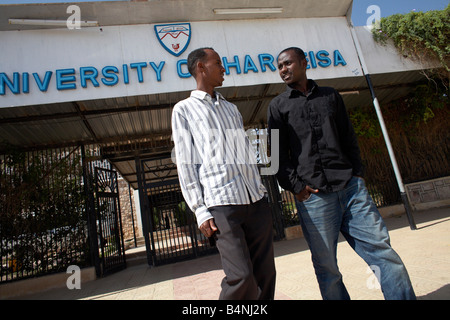 Students at the University of Hargeisa, Somaliland, Somalia Stock Photo