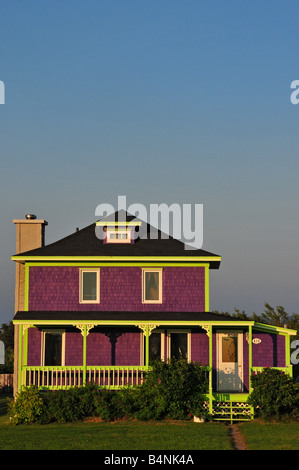 House in Fatima Iles de la Madeleine Quebec Canada Stock Photo