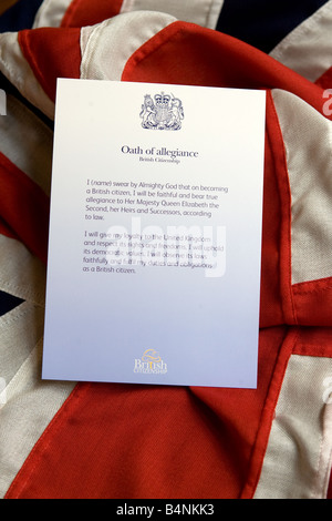 British Citizenship Ceremony, Certificate Of Naturalisation Stock Photo ...