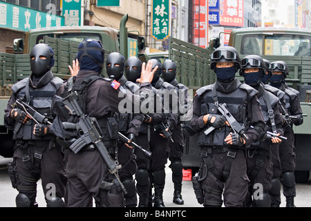Taiwan Airborne Special Forces, Counter-Terrorism Unit Stock Photo