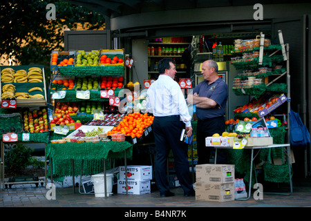 Cty Fruitstall Stock Photo