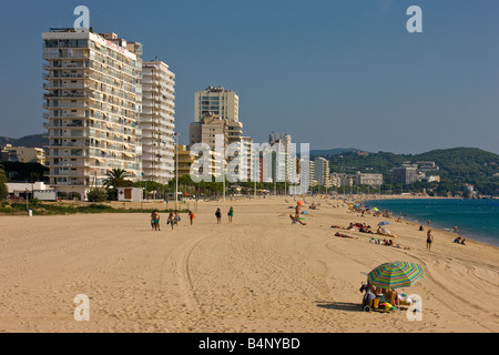 Plajta d Aro on the Costa Brava in northeast Spain on the Mediterranean coast Stock Photo