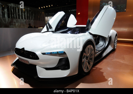 A stylish new design model from Citroen on display during the 'Mondial de l'Auto' 2008, a large motor show held in Paris, France Stock Photo