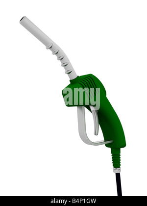 3D render of a fuel pump nozzle Stock Photo