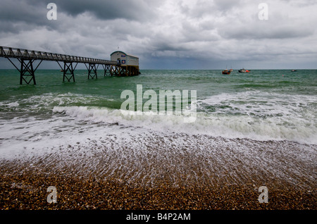 The lifeboat station at Selsey Bill in Hampshire. Stock Photo