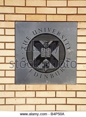 Edinburgh University coat of Arms Stock Photo