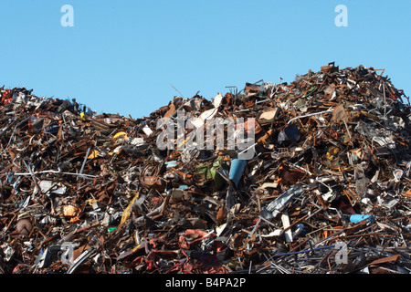 scrap yard,scrap metals,recycle site,great yarmouth harbour, Stock Photo