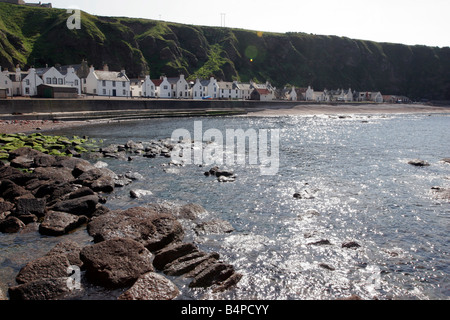 The small Scottish village of Pennan on the North coast of Scotland in Aberdeenshire Stock Photo