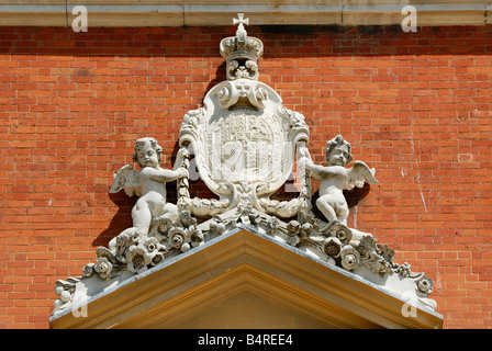 Coat of Arms and decoration Hampton Court Stock Photo