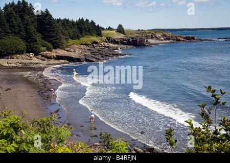 Grand Manan Island in the Bay of Fundy is a small island of the coast of New Brunswick on Canada s Atlantic Coast Stock Photo