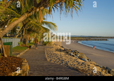 Early morning on the beach at Noosa Heads in Queensland Australia Stock Photo