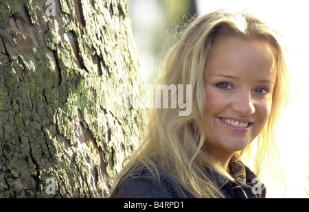 Actress Lucy Davis in Birmingham Stock Photo