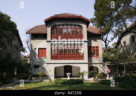 China, Shanghai, French Concession Area, Residence of Zhou Enlai (former Chinese Prime Minister) Stock Photo