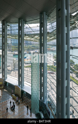 interior of the hong kong convention and exhibition centre wan chai ...
