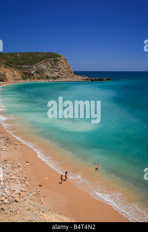 Praia das Cabanas Velhas, Burgau, Algarve, Portugal Stock Photo