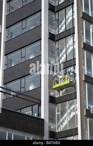 Lowthian House 1960s brutalist concrete architecture seen from the old ...