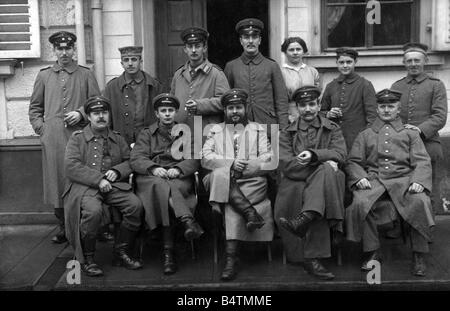 events, First World War / WWI, back area, soldiers, group picture, photo postcard, Germany, 20th century, Stock Photo