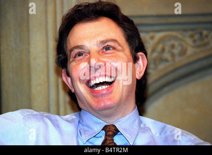 Tony Blair during his exclusive interview with Daily Mirror Stock Photo