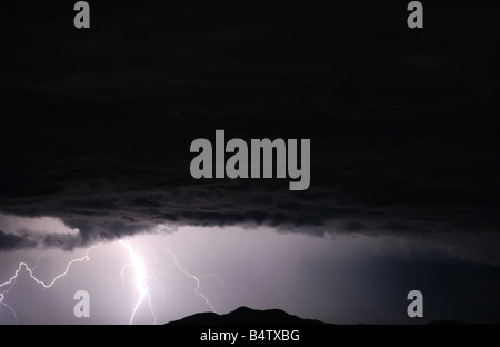 lightning on a stormy night Stock Photo - Alamy